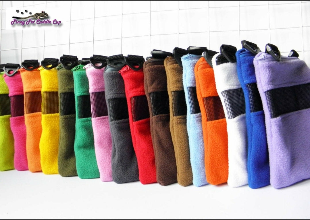Sugar Glider and Small Pets Fleece Bonding Pouch Plain Color