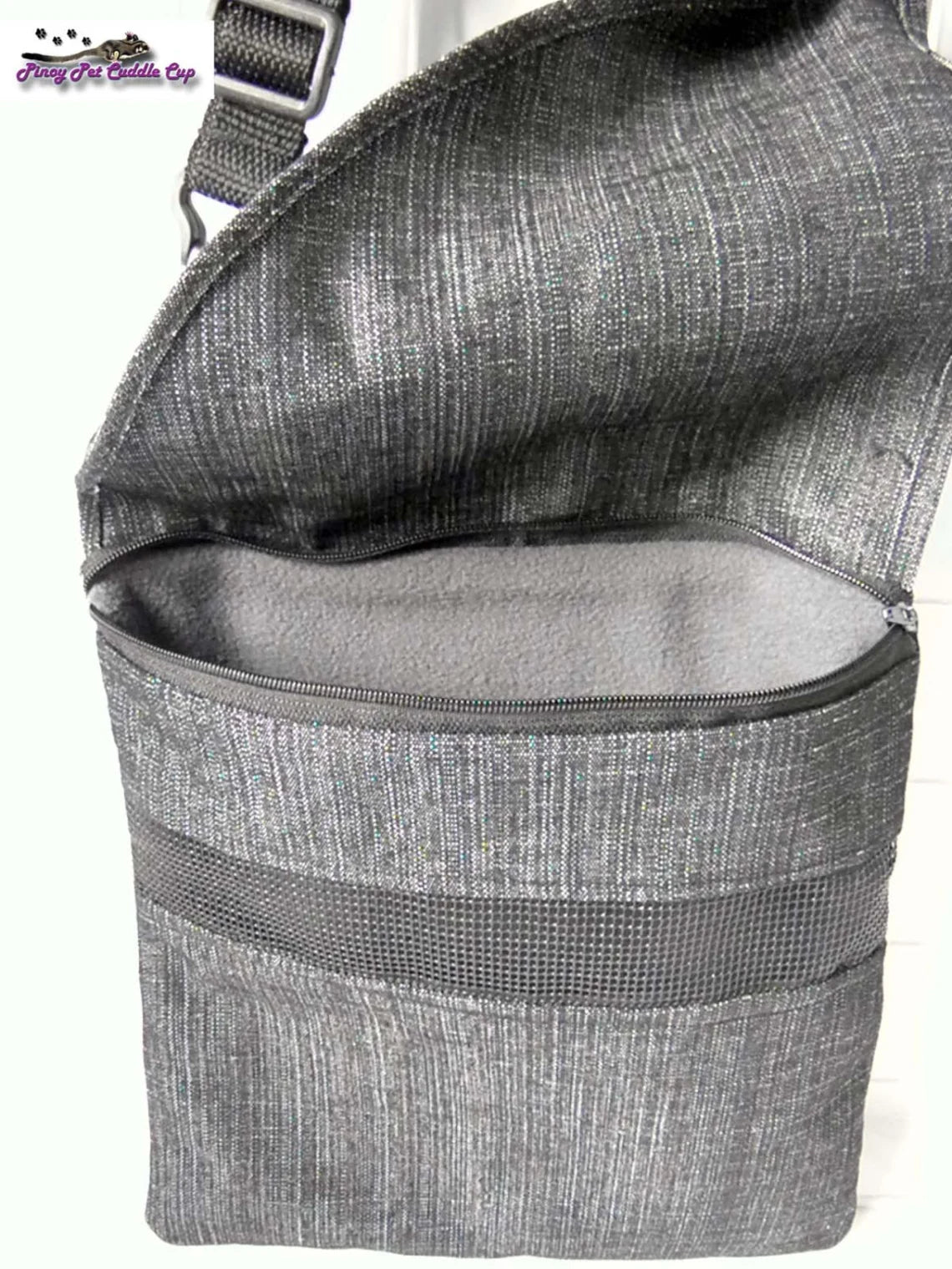 Sugar Glider Denim Bonding Pouch with flap