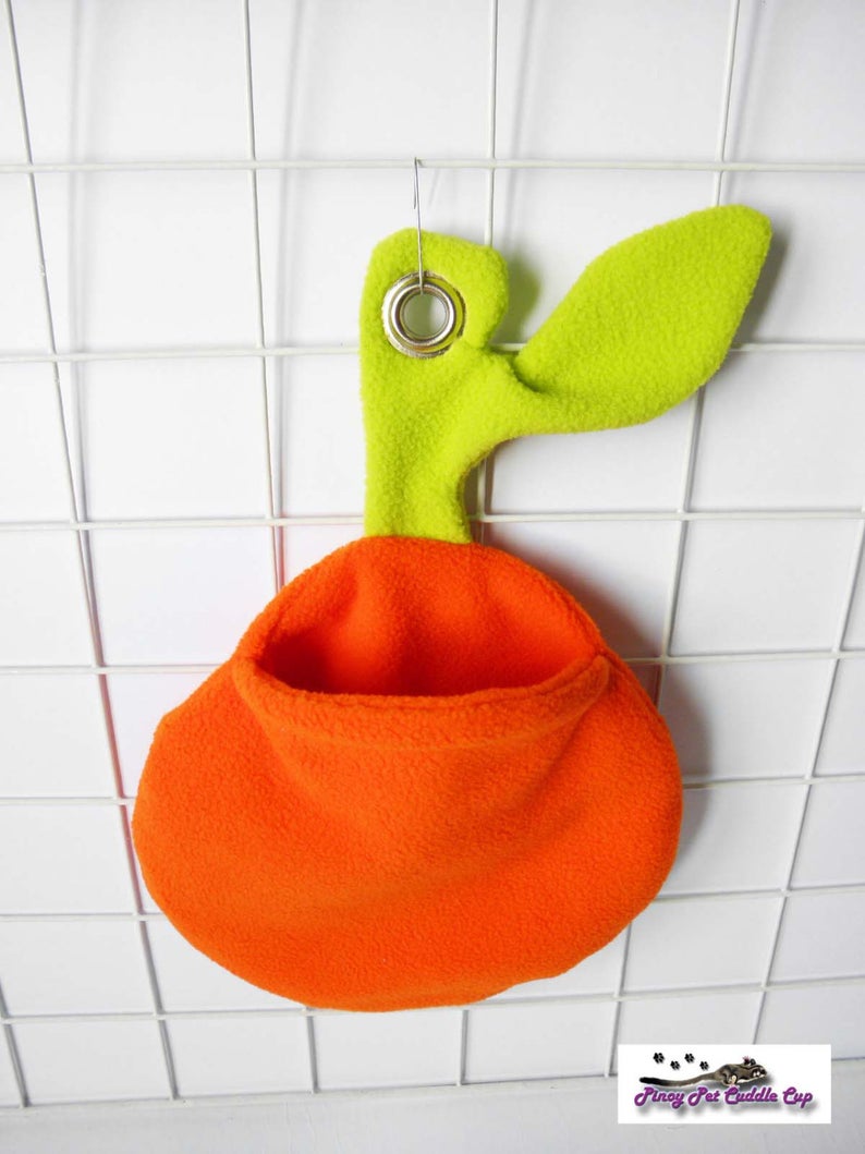Sugar Glider and Small Pets Orange Pouch