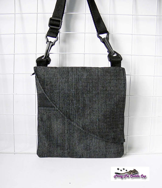 Sugar Glider Denim Bonding Pouch with flap