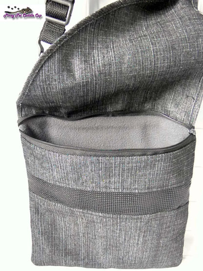 Sugar Glider Denim Bonding Pouch with flap