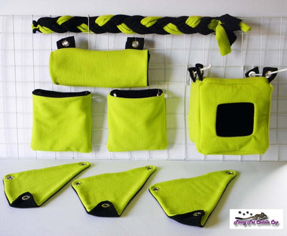 Sugar Glider and Small Pets Plain Color Cage Set