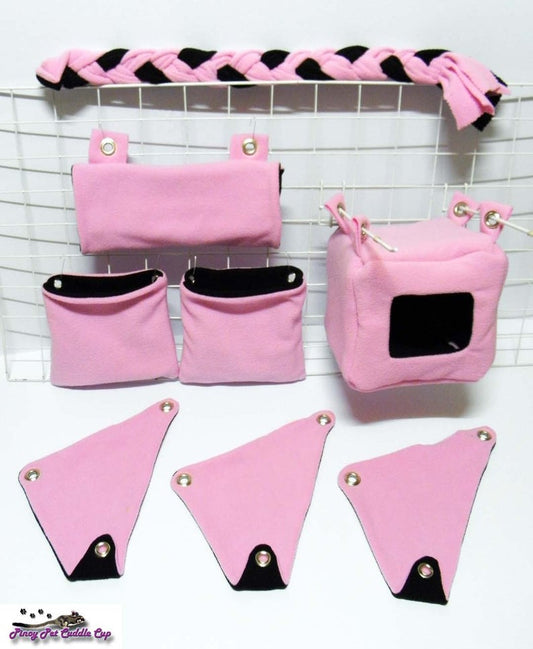 Sugar Glider and Small Pets Plain Color Cage Set